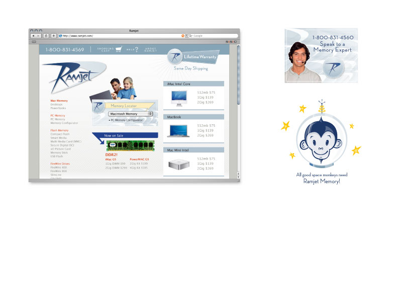 Creative work for Ramjet by Urbana IL Designer Kurt Bielema